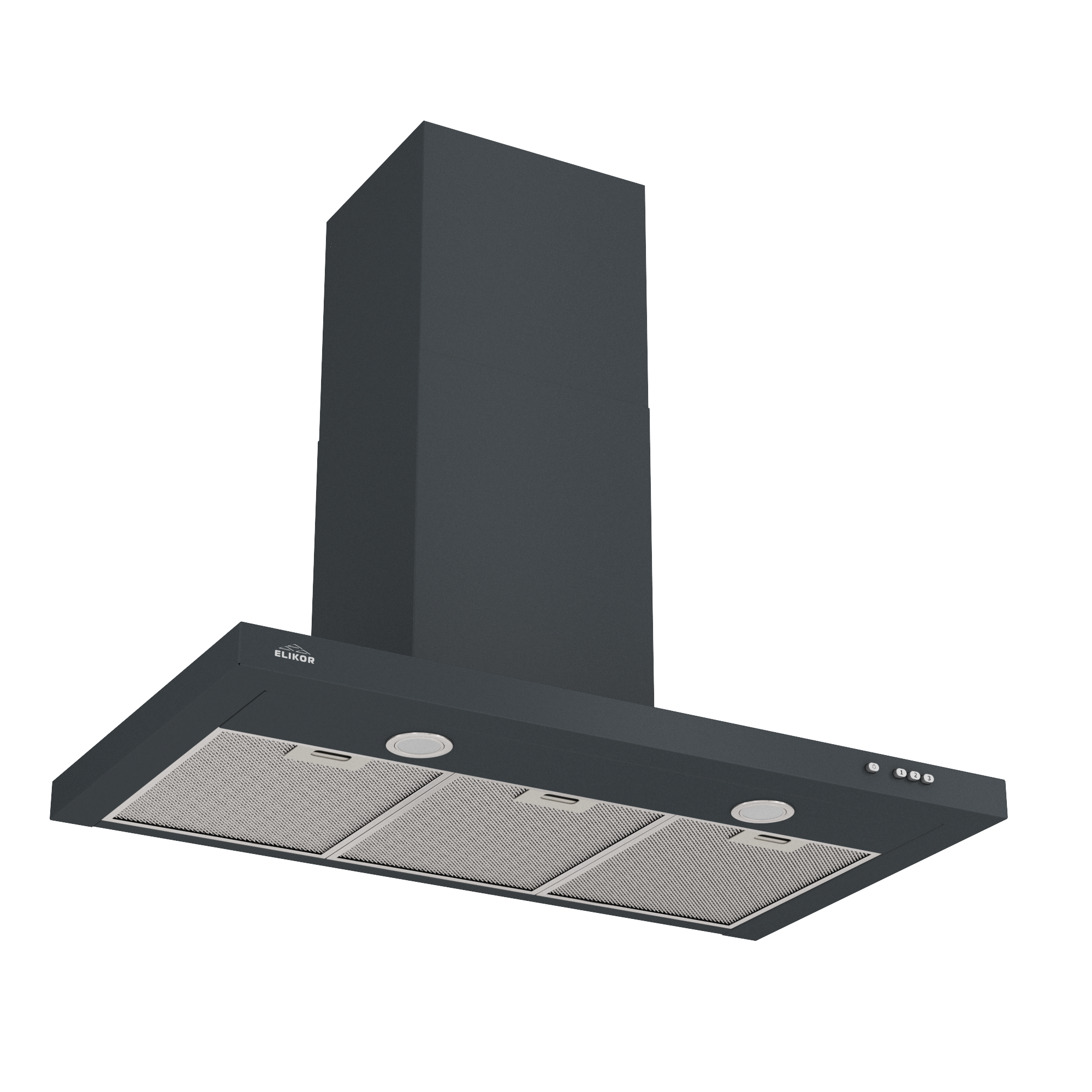 Кухонная вытяжка ELIKOR Квадра 90П-650-К3Д КВ II М-650-90-381 антрацит